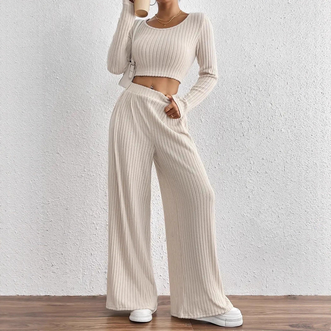 Emma’s - Vrouwen Geribde Gebreide Broek
