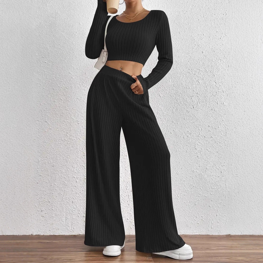 Emma’s - Vrouwen Geribde Gebreide Broek