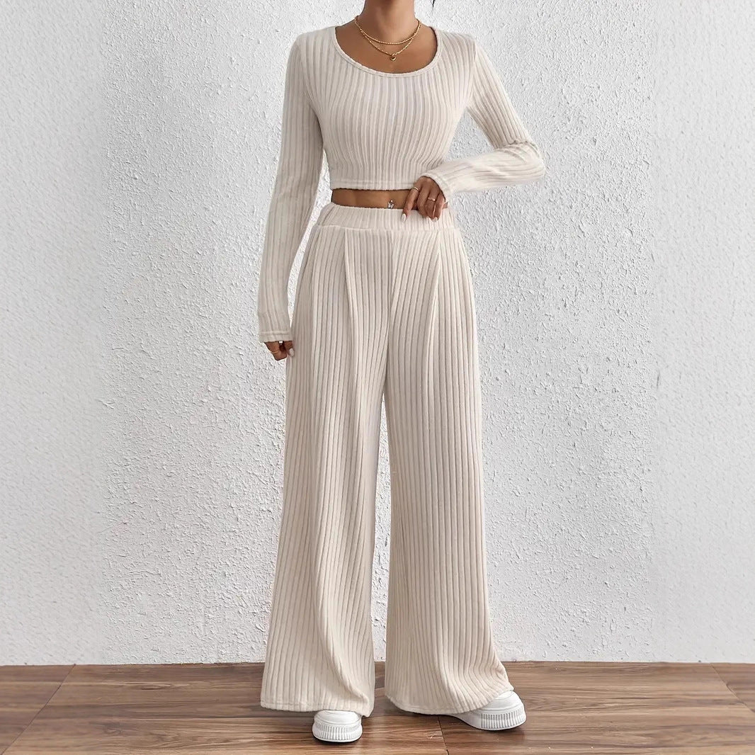 Emma’s - Vrouwen Geribde Gebreide Broek