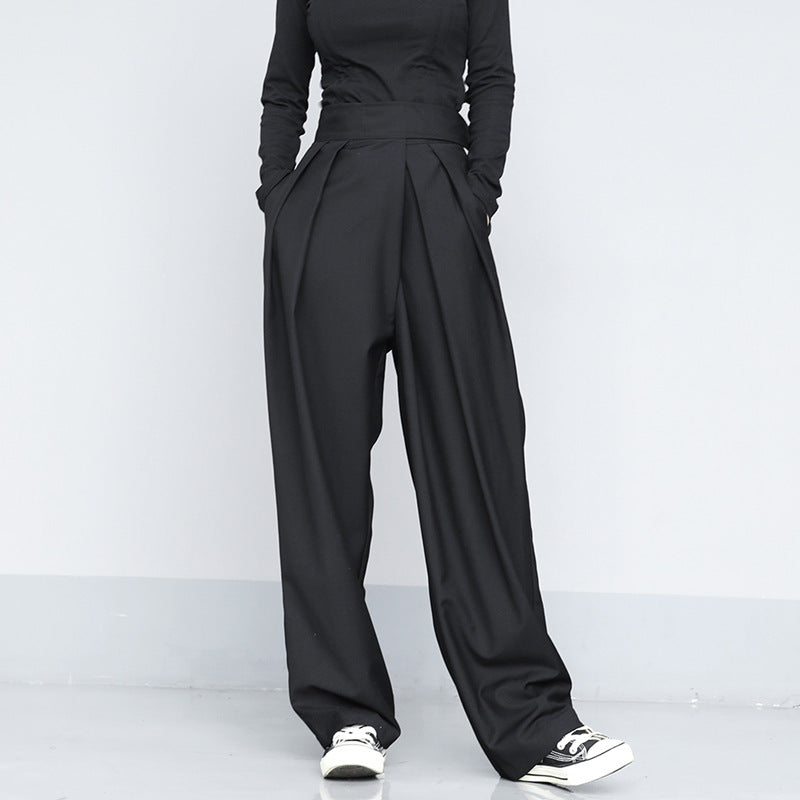 Noor’s - Vrouwen Soepelvallende Broek met Klittenband Sluiting