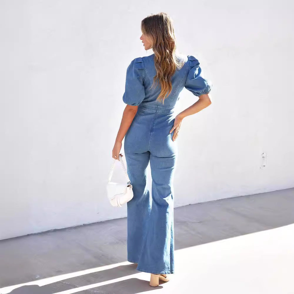 Anna’s - Vrouwen Wijde Pijp Denim Broek